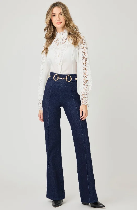 High Waist Wide-Leg Pants