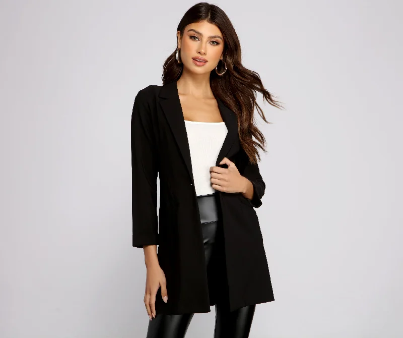 Lookin' Chic Longline Blazer