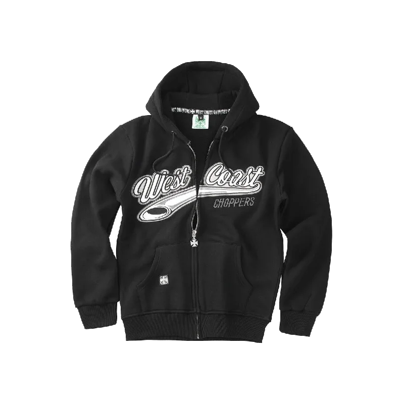 WCC BALL ZIP HOODY - BLACK