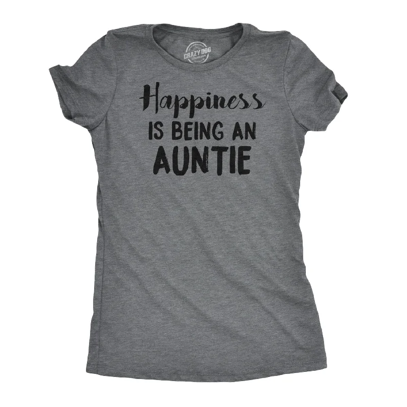 Happiness is Being an Auntie Women's T Shirt