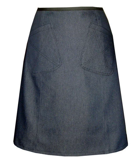 Denim Skirt - Pockets