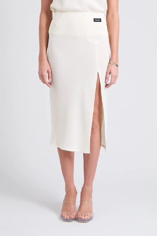 Gianni Midi Skirt Vanilla