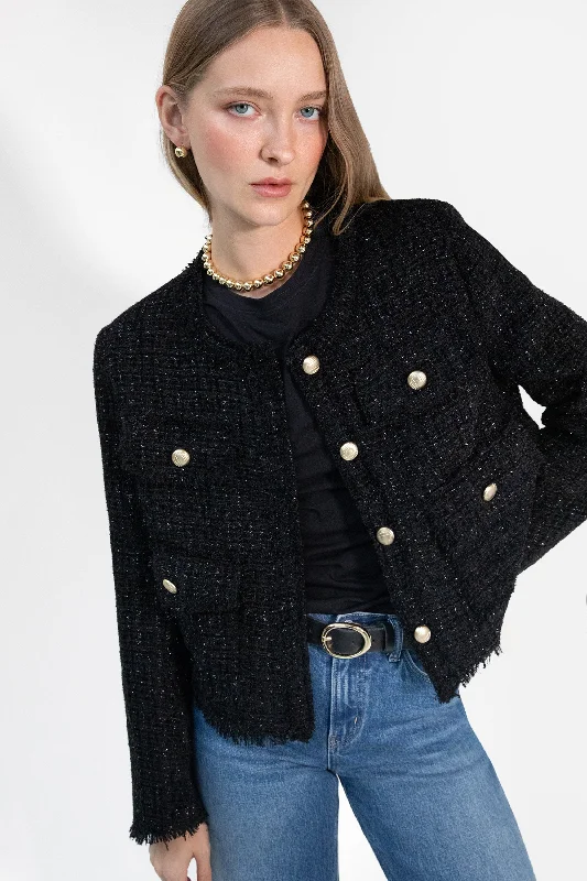 CROPPED TWEED JACKET