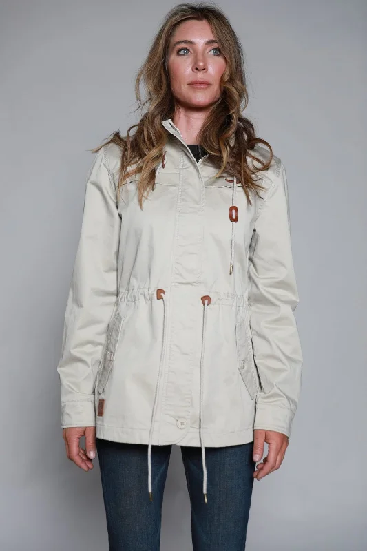 Kimes Ranch Womens Longrider 2 Anorak Sand Cotton Blend Jacket